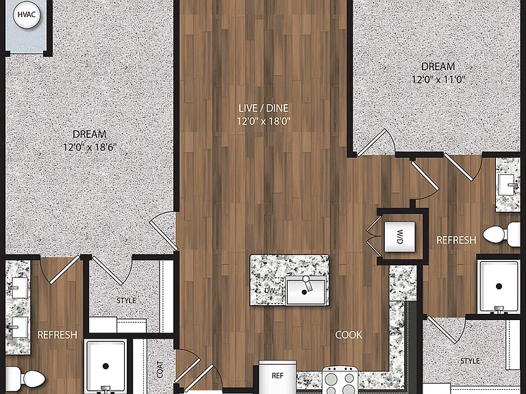 B8 | 2 bed/2 bath B8 | 2 bed/2 bath