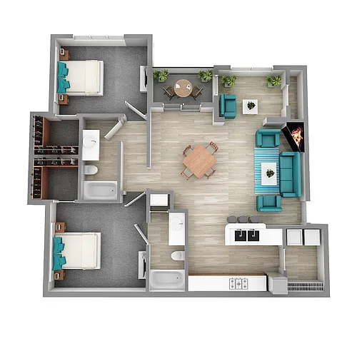 Floor plan B2