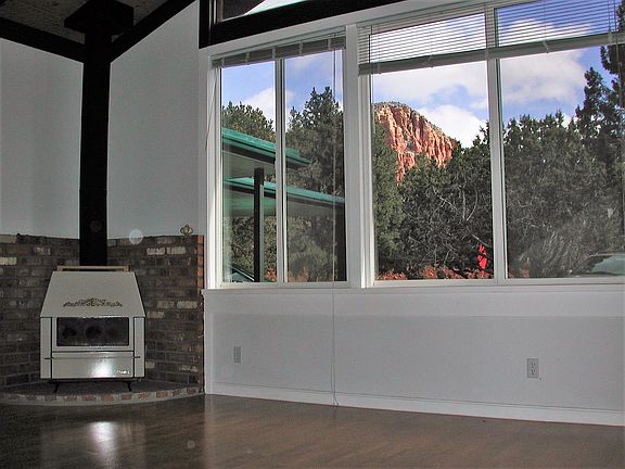 Front room with views of Red Rocks