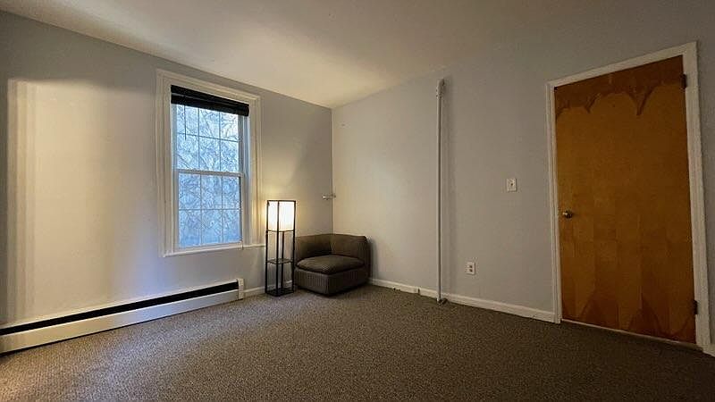 Spacious bedroom with private full bath.