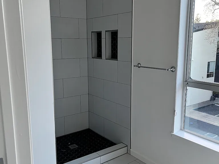Master Bath Tile Shower is New