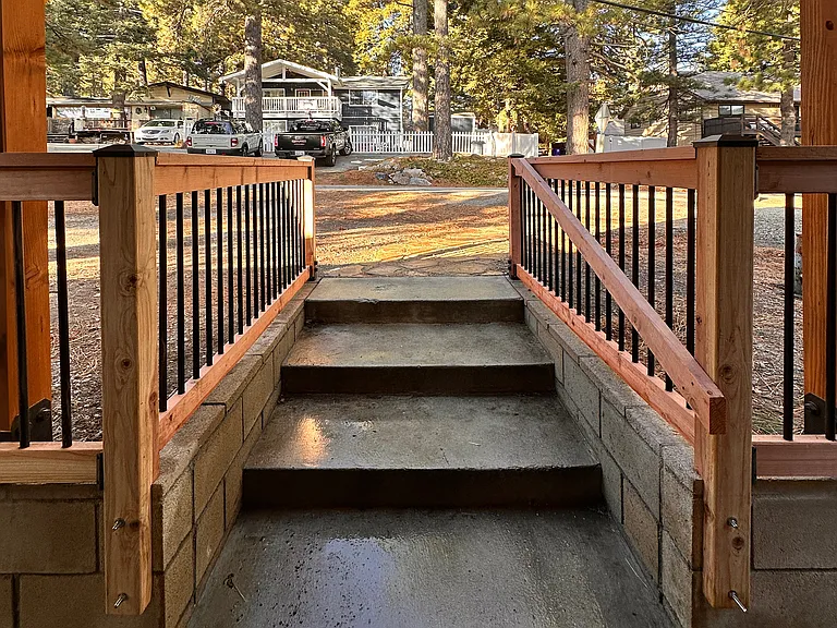 Porch front entrance