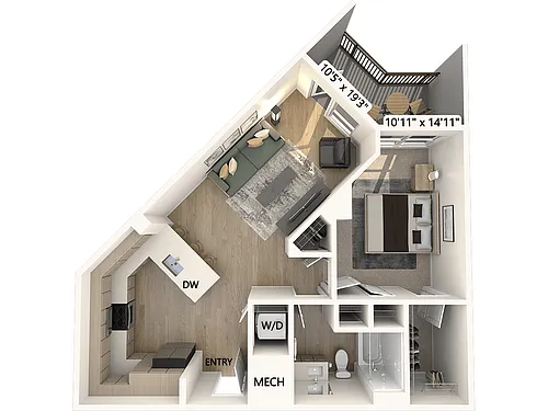 Floor plan A2-767sf-220-620