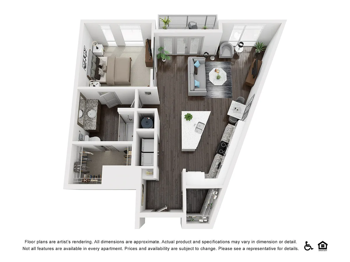Floor plan A2 - District Lofts