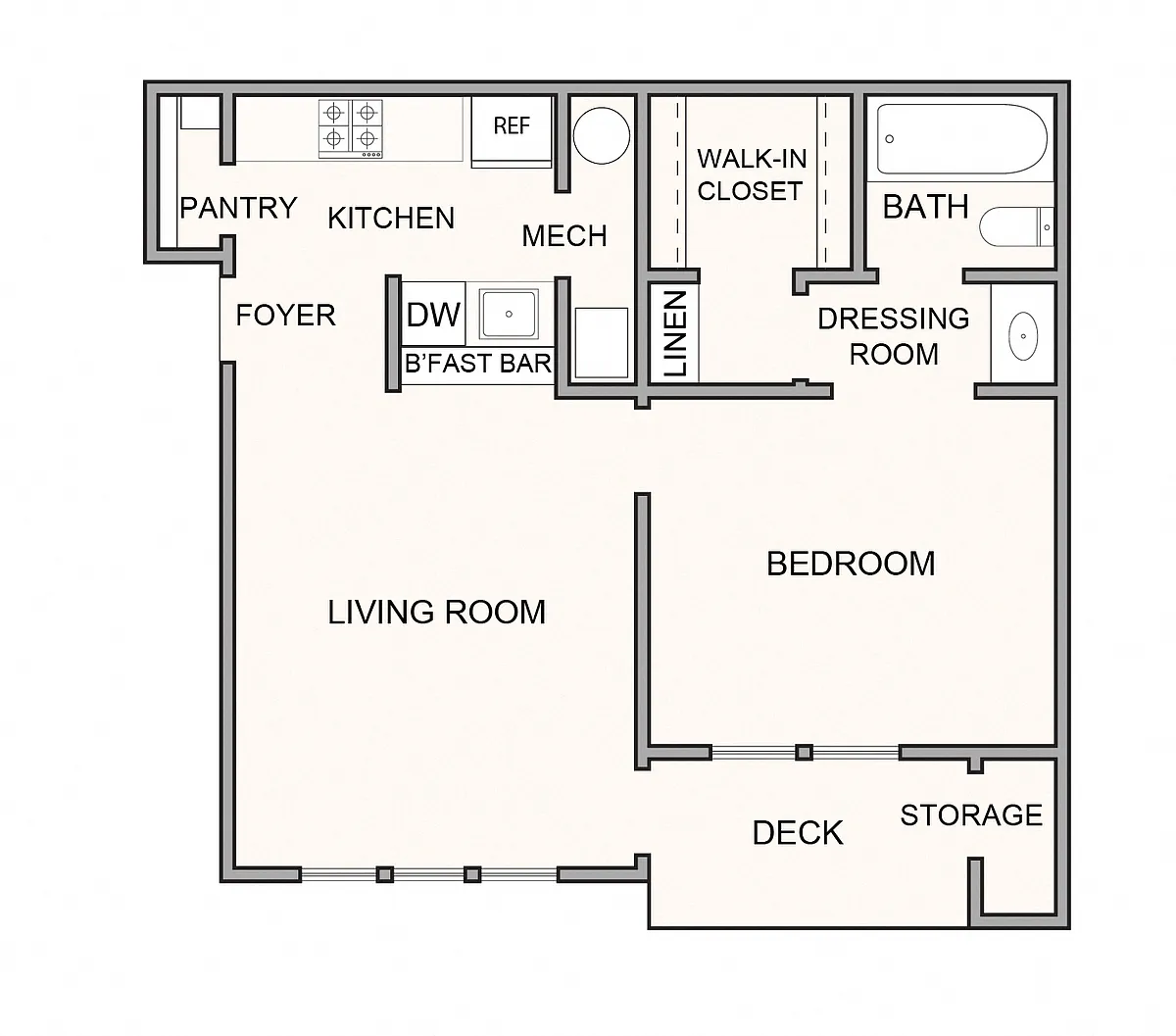 Floor plan The Aspen