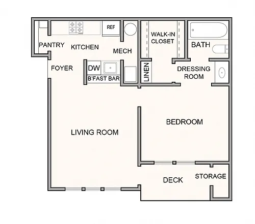 Floor plan The Aspen