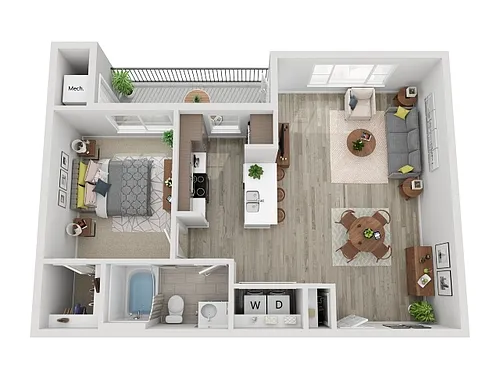Floor plan A1D