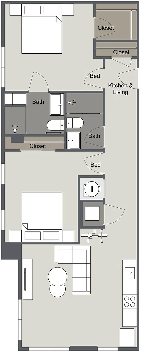 Floor plan B3