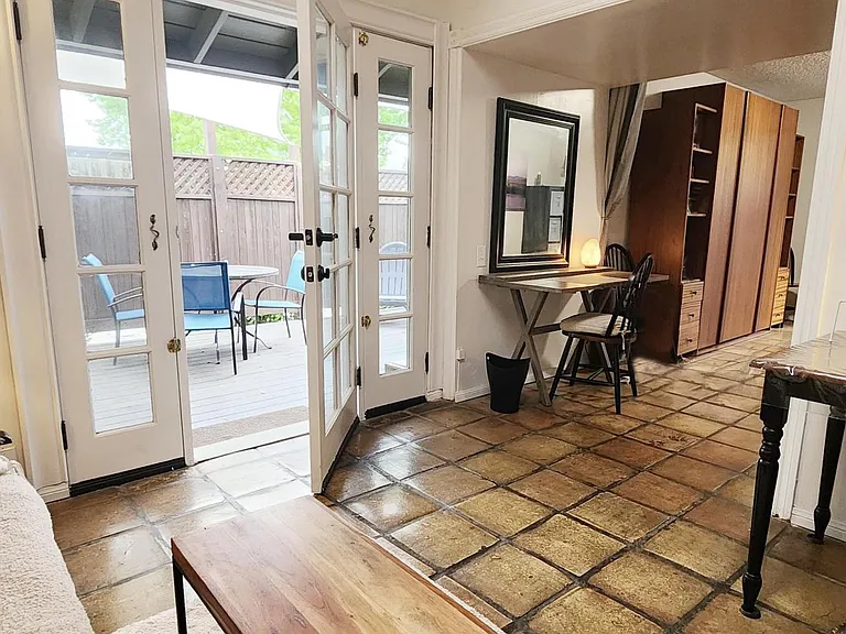 from living room to bedroom
