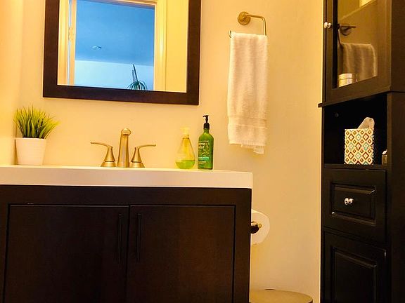 Half bath off living room