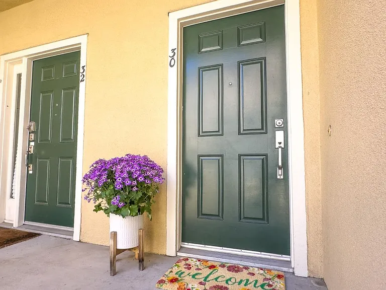 Front door.