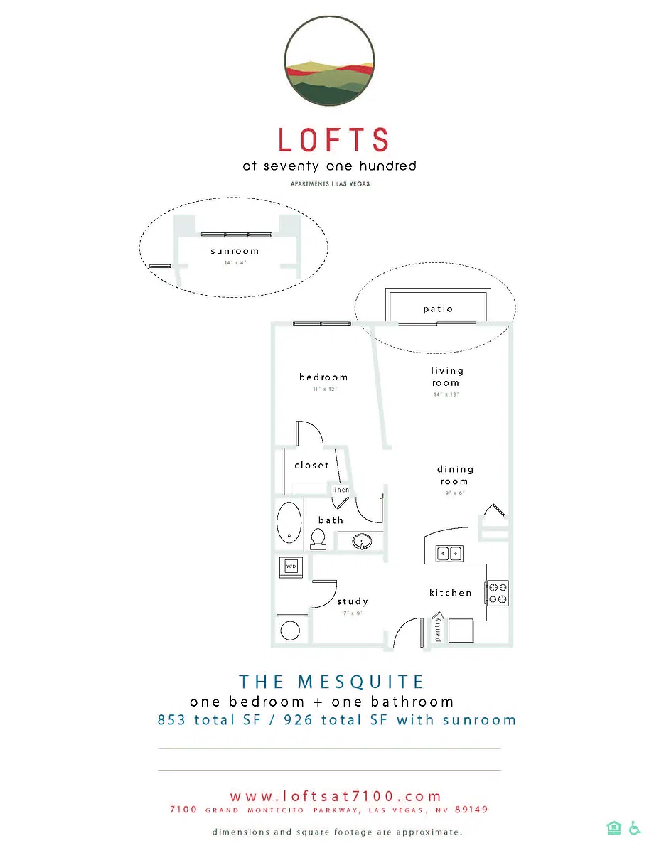 Floor plan The Mesquite