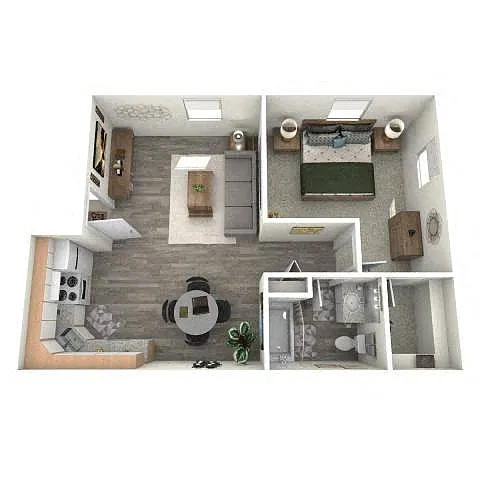 Floor plan 1 Bedroom