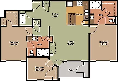 Floor plan Jefferson