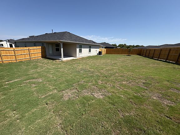 Huge backyard!