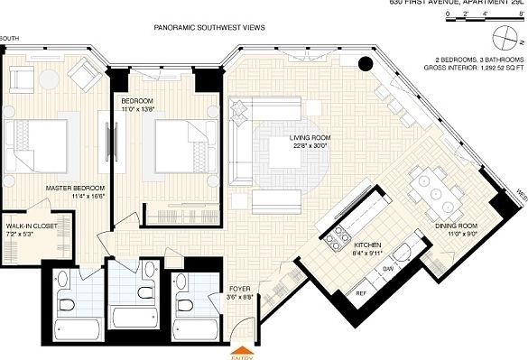 2nd image of 630 1st Ave APT 29L