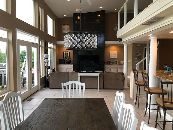 Great room with fireplace