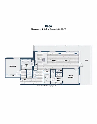 Floor plan B940