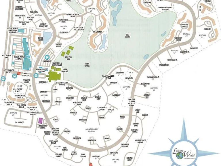 Leisure World Map
