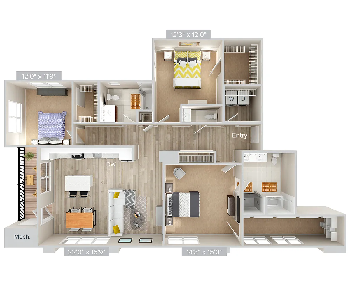 Floor plan C3PS-1714-sig-wd