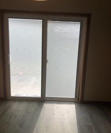 Dinning room doors to patio.