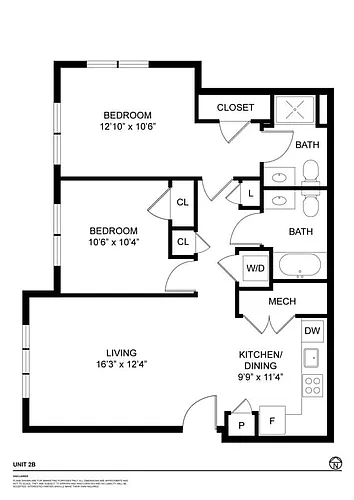 Floor plan 2B