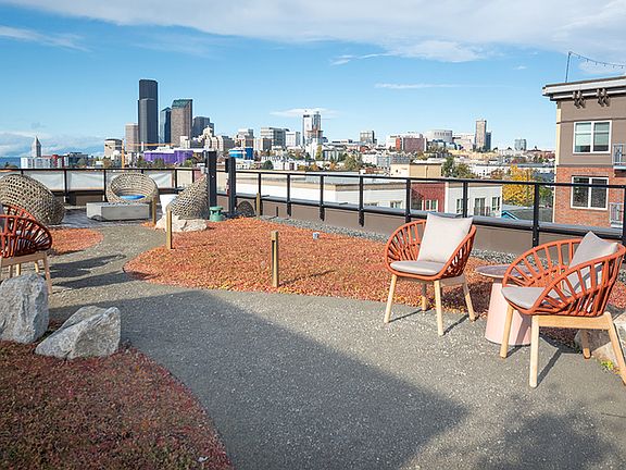 Rooftop Deck with Plenty of Places to Relax