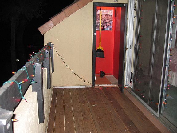 Balcony & Storage Room