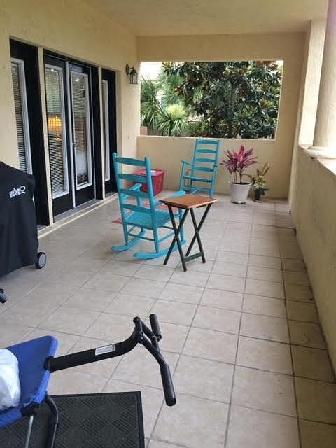 Outside porch