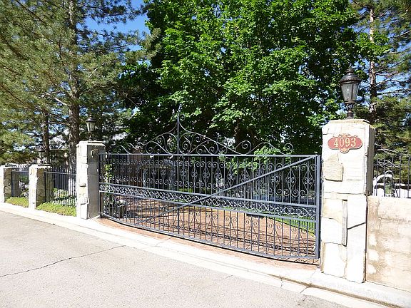 1st of 3 gated entrances