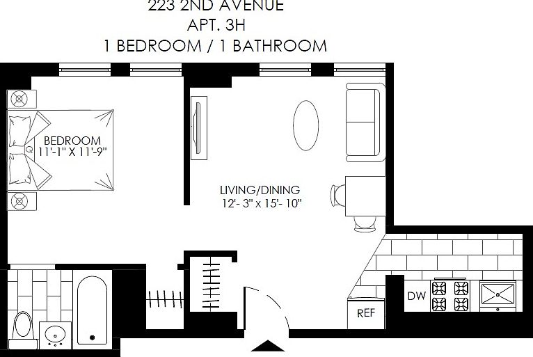 2nd image of 223 2nd Ave APT 3H