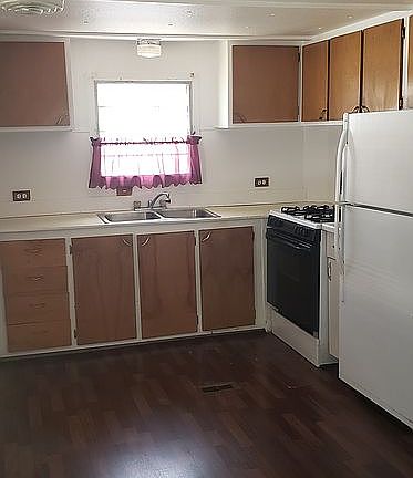 Kitchen faces out front