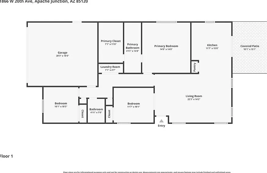 3 bed, 2.0 bath, 1368 sqft, $1,905 — Photo 2