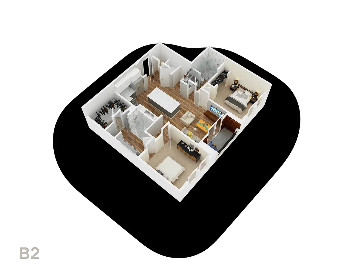 Floor plan B2