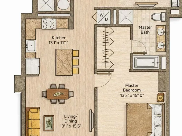 901 N Penn St Unit F1502, Philadelphia, PA 19123