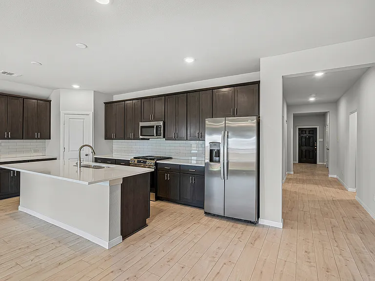 kitchen with island