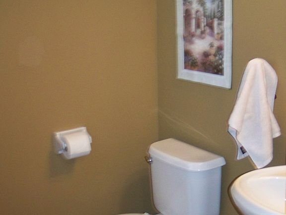 1/2 bath, main floor