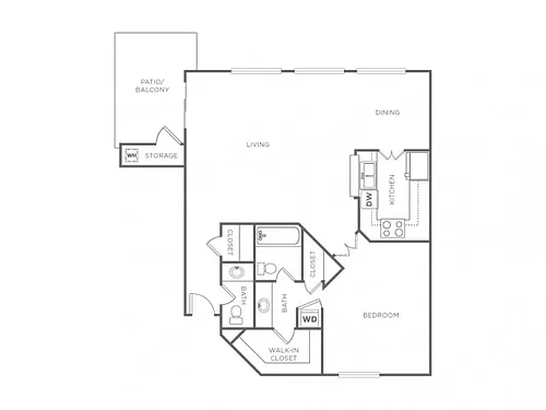 Floor plan 1C - Sophisticated