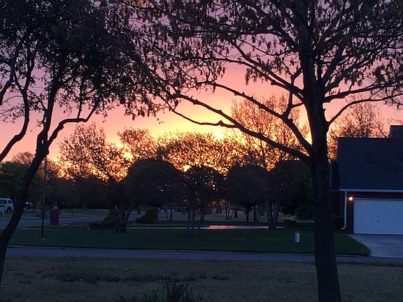 Beautiful sunrise in front 