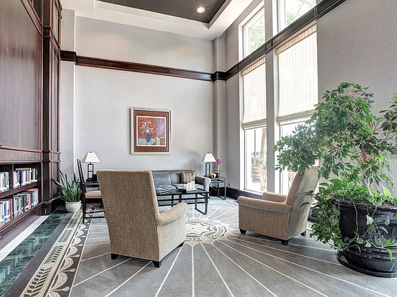 Lobby with Library area