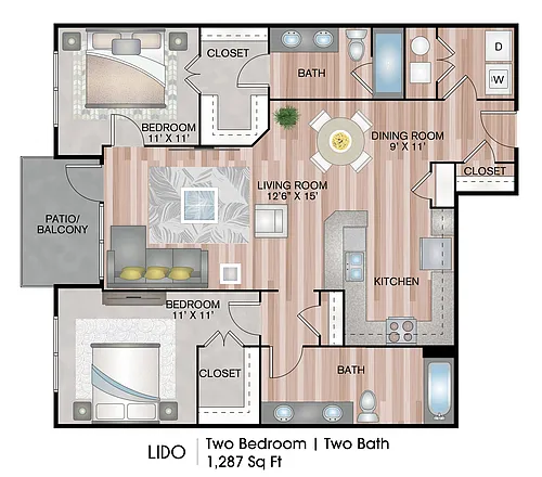 Floor plan Lido