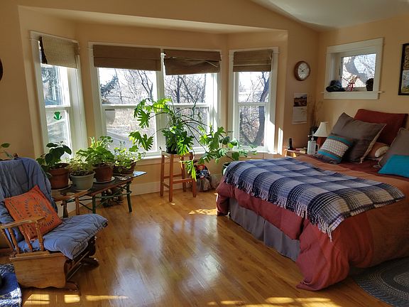 Master suite with walking-in closet and bath tub with jets