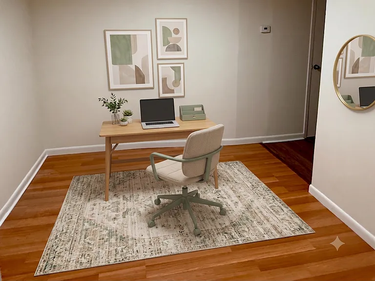 Bonus room, virtually staged as an office