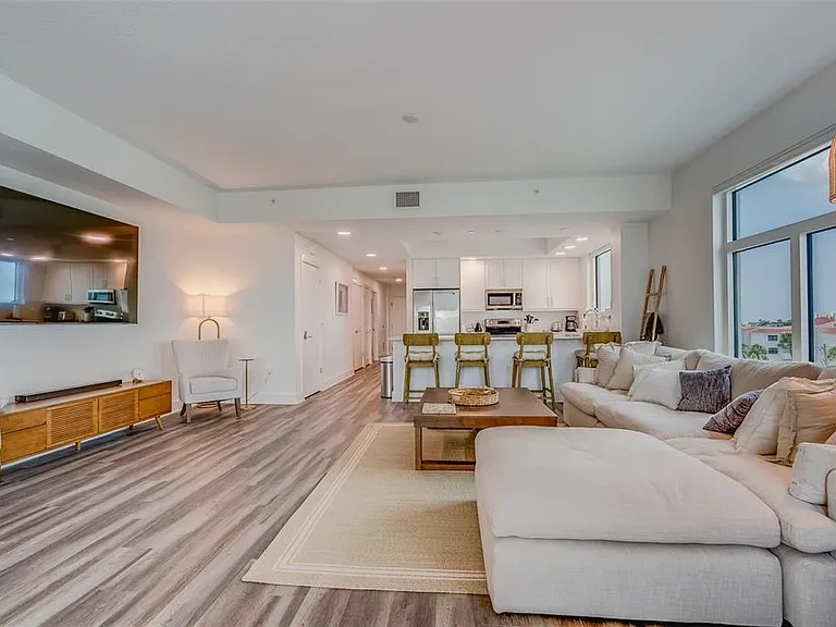Family Room, with 85 inch TV