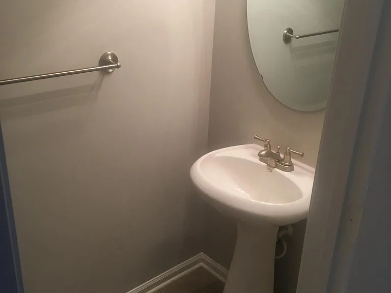 1/2 bath 1st floor