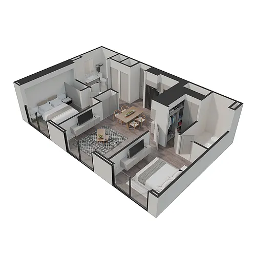 Floor plan B1