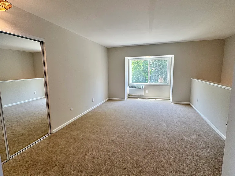 Bedroom looking towards backyard