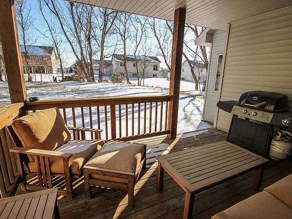 Covered porch for BBQs