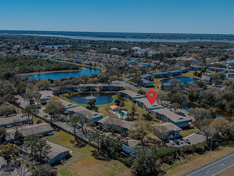 Ariel view, close to downtown