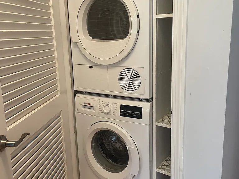 In unit, Bosch, washer and dryer